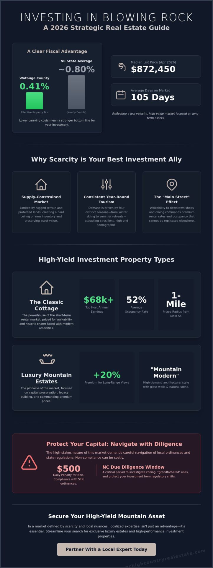 Blowing Rock Investment Property: The 2026 Investor’s Roundup