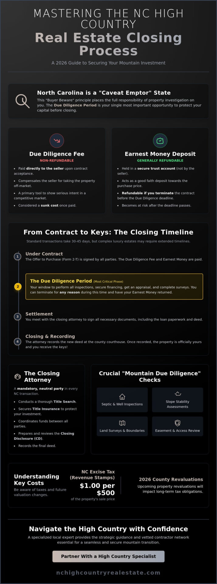 Navigating the Real Estate Closing Process in NC: A 2026 High Country Guide